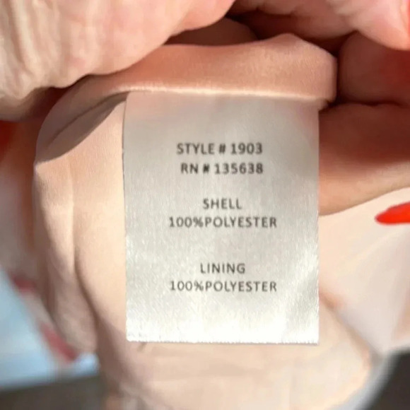 Hutch Sweet Hints and Soft Whispers Pink Floral Wrap Midi Dress XL Coquette - Picture 4 of 6